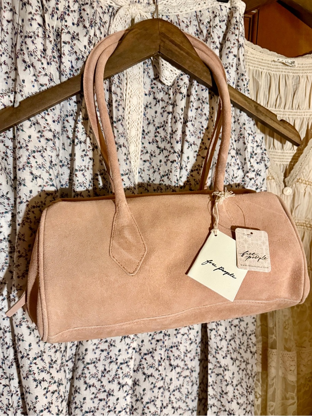 Free People Sierra Suede Shoulder Bag